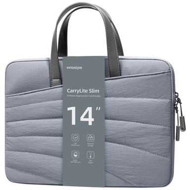 INNOSTYLE CarryLite Slim ženska vodootporna torba za prijenosno računalo od 13–14", siva